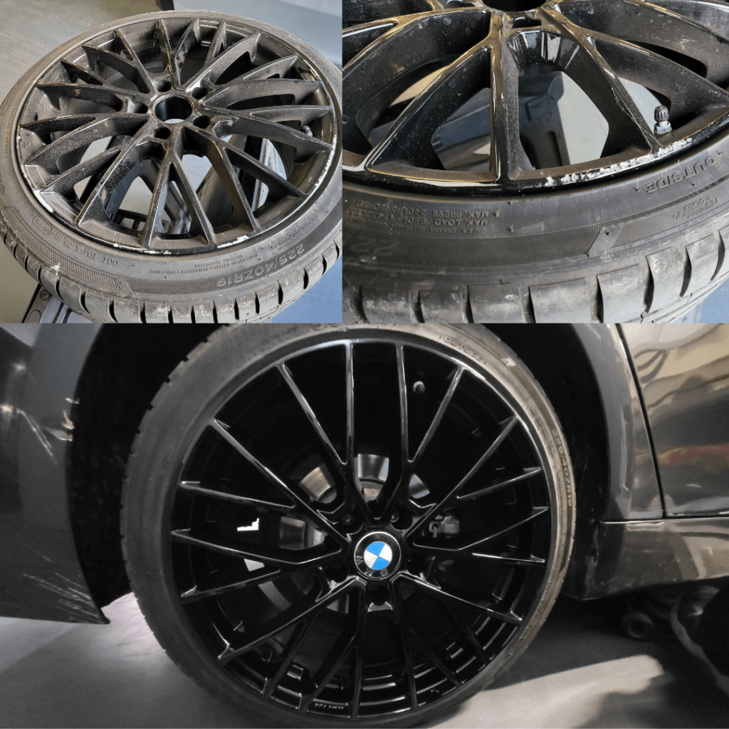 rénovation jante et peinture BMW serie 4