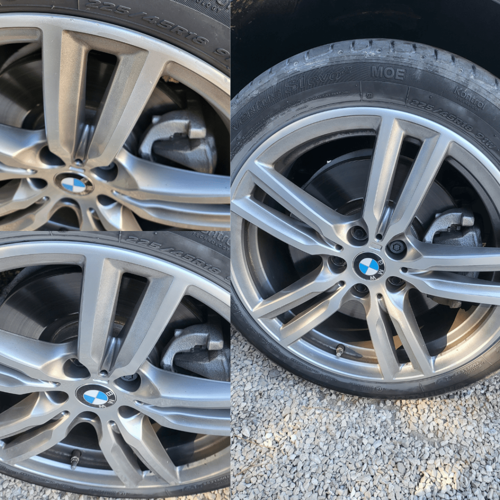 rénovation jante polie BMW