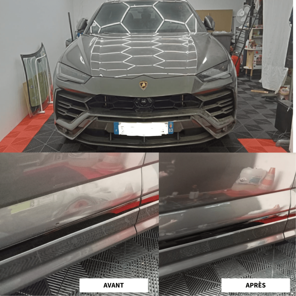 Redressage bas de porte Lamborghini Urus