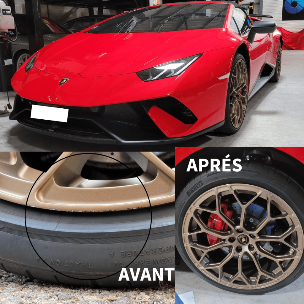 Réparation jante Lamborghini Huracan