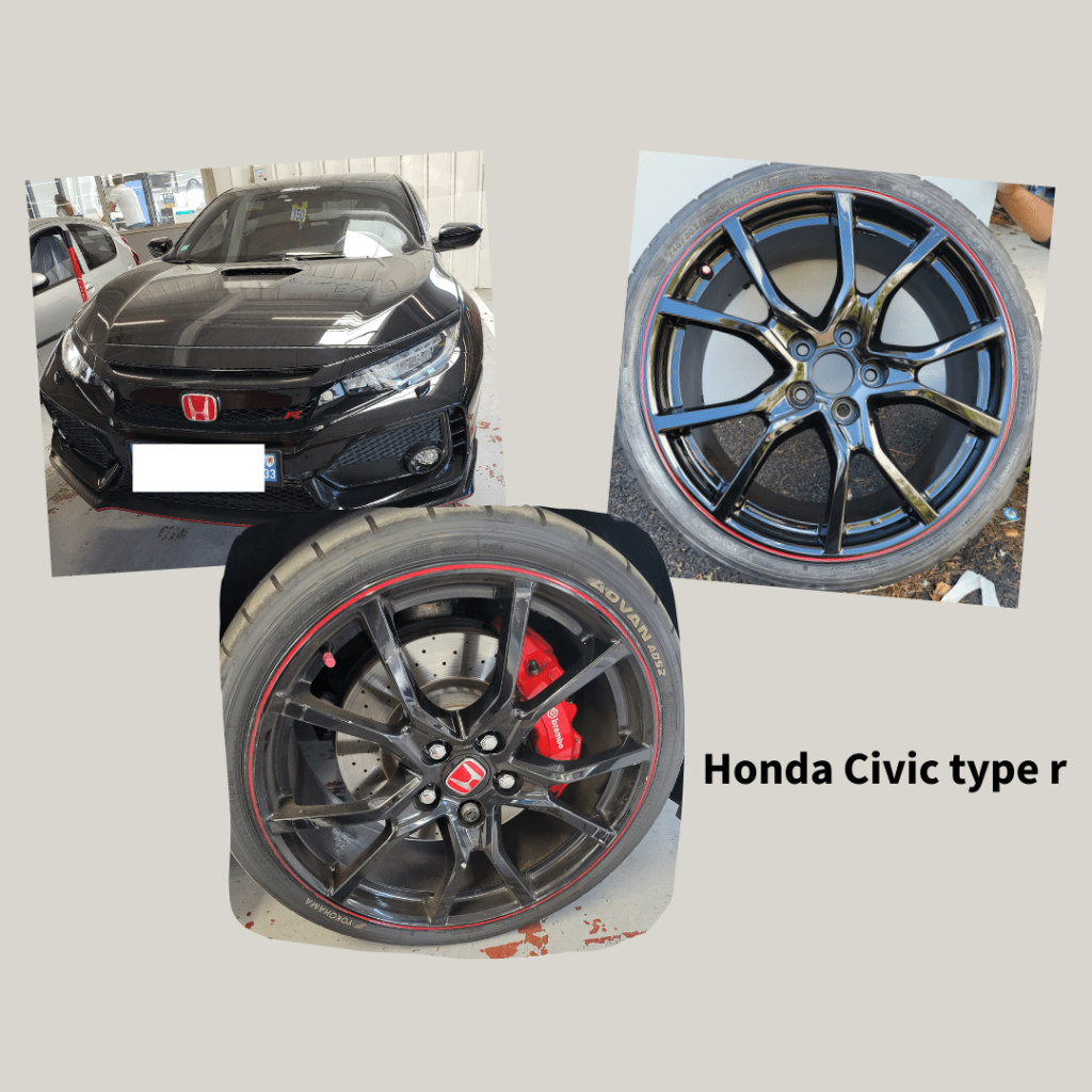 renovation jante Honda Civic type r