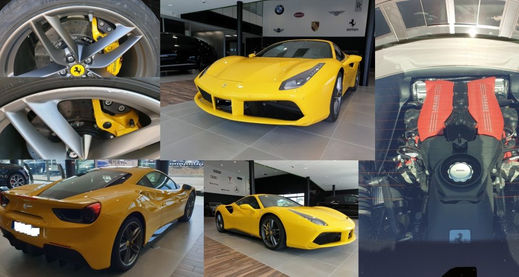 Réparation jante Ferrari 488